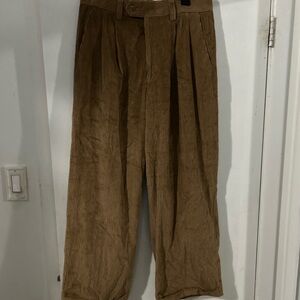 Classic Tan Corduroy Trousers for Men